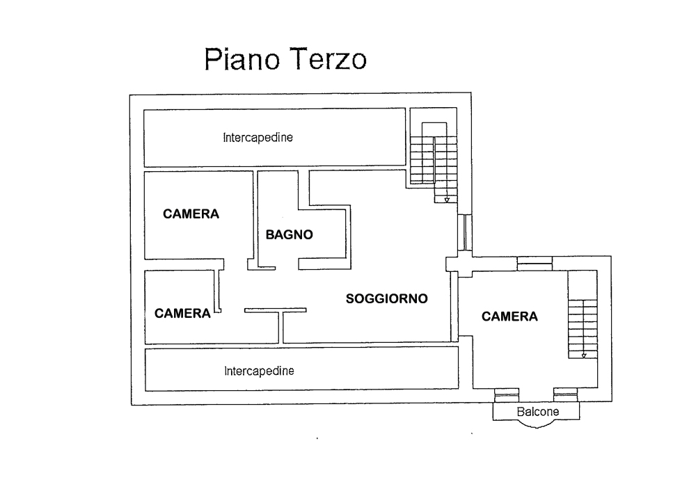 PIANO TERZO-MANSARDATO